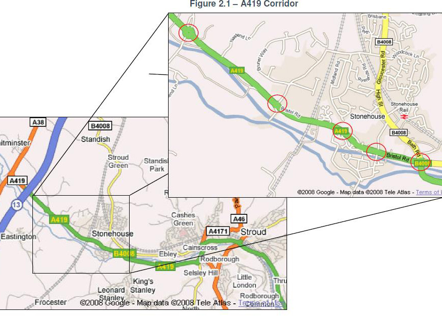 A419 Corridor Improvements, Stonehouse