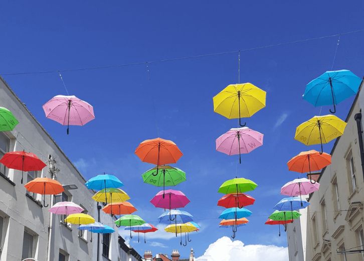 Iconic Umbrella Project comes to Cheltenham for the first time