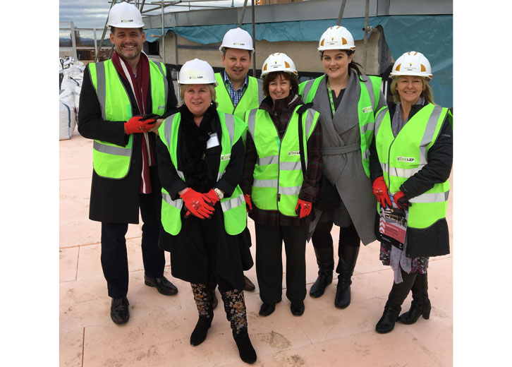 New Growth Hub and Business School Topping out Ceremony