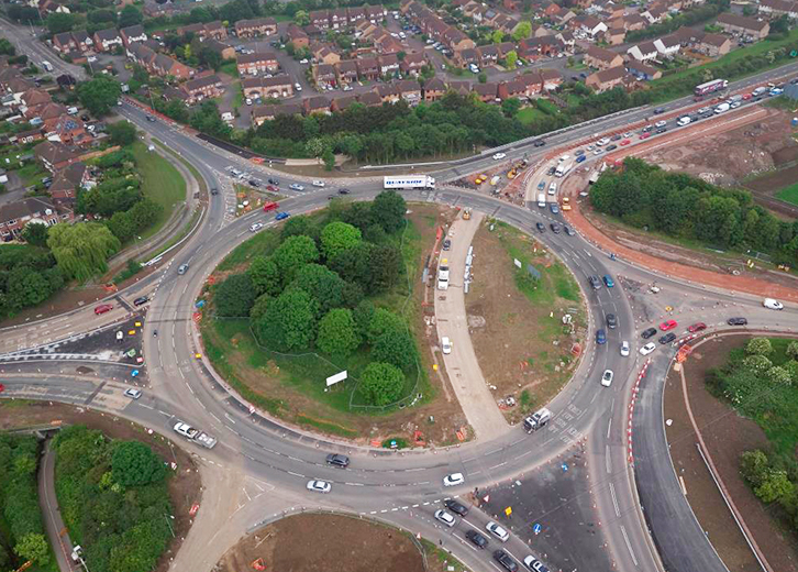 Elmbridge Court Roundabout, A40, Gloucestershire